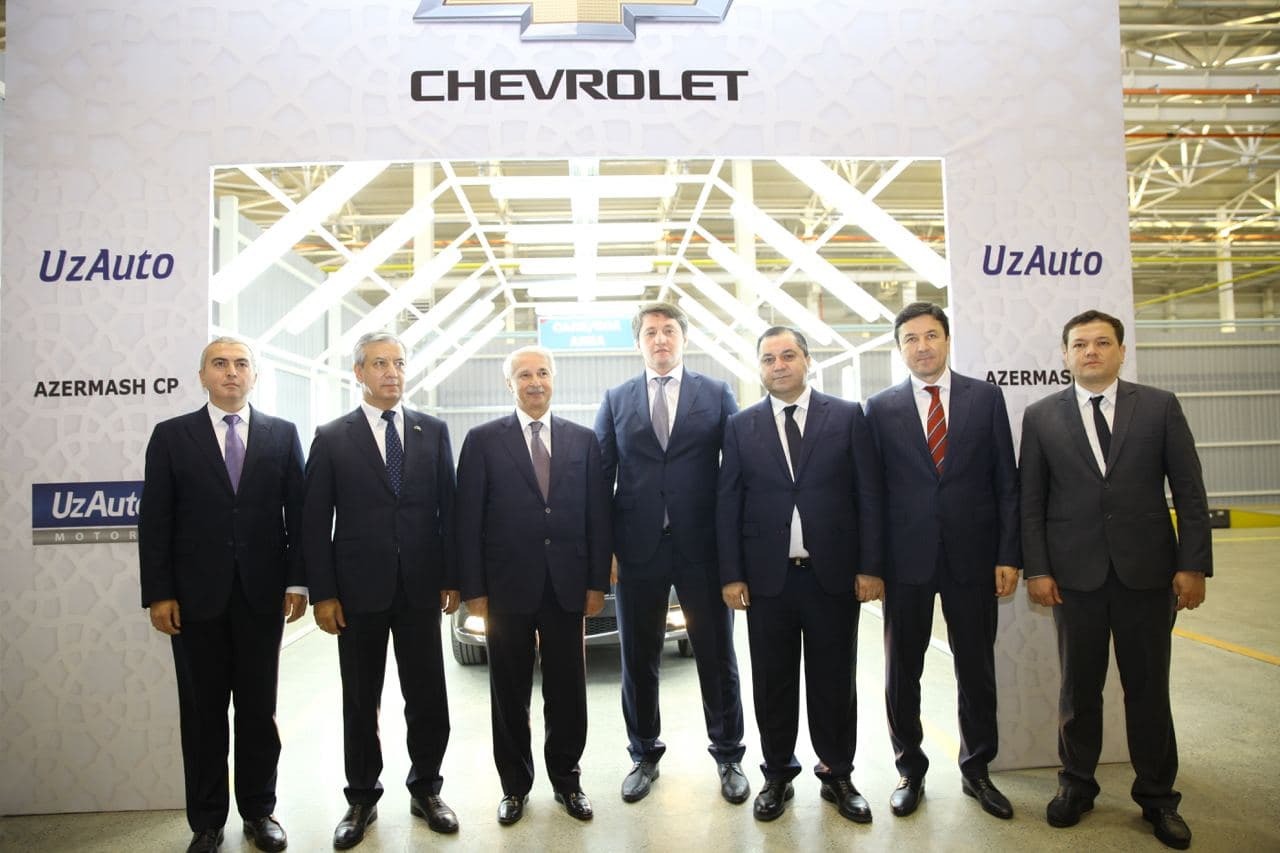 НАЧАЛО СБОРКИ И СТАРТ ПРОДАЖ АВТОМОБИЛЕЙ CHEVROLET И АВТОБУСОВ SAMAUTO В АЗЕРБАЙДЖАНЕ