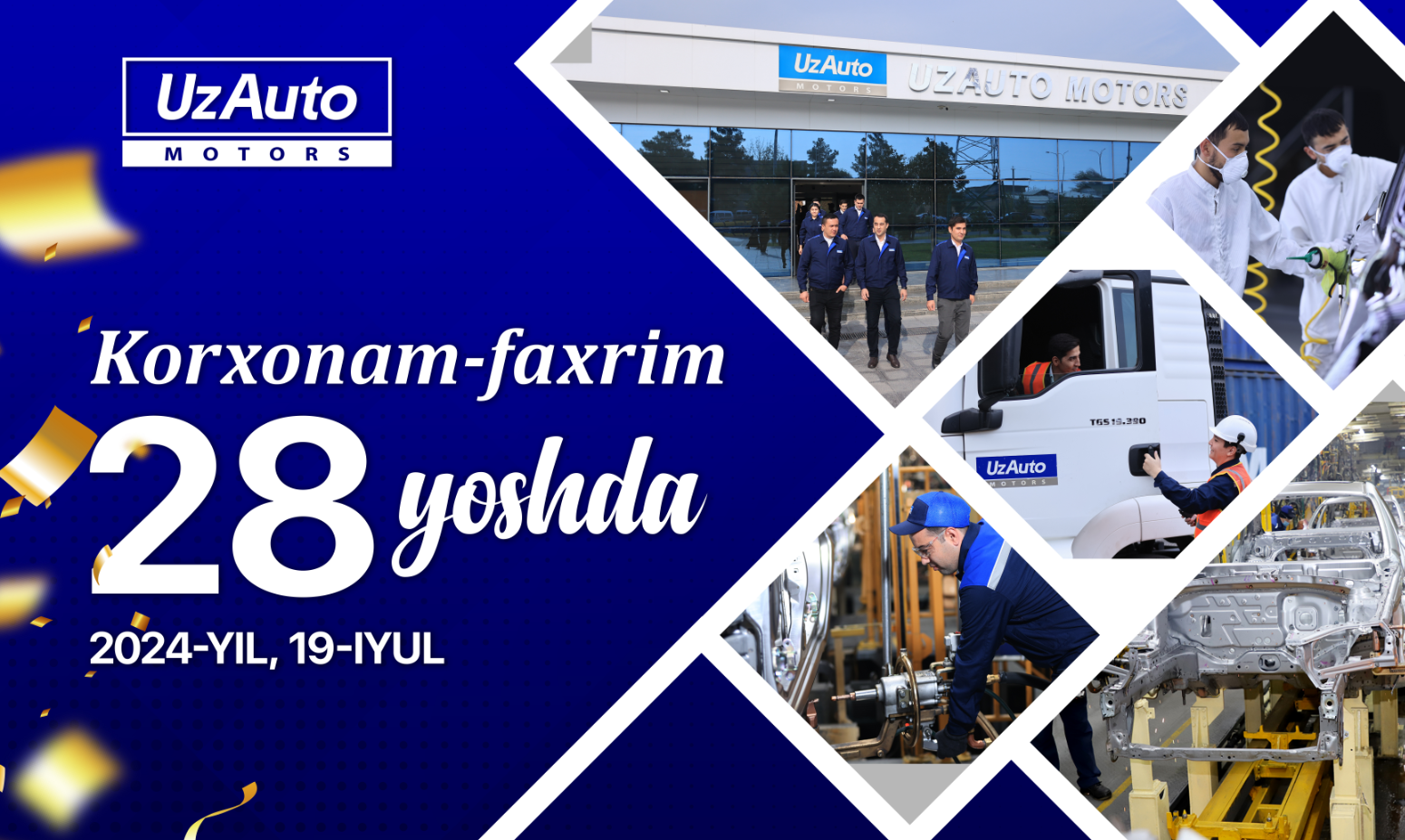 FOTOREPORTAJ: UzAuto Motors 28 yoshda