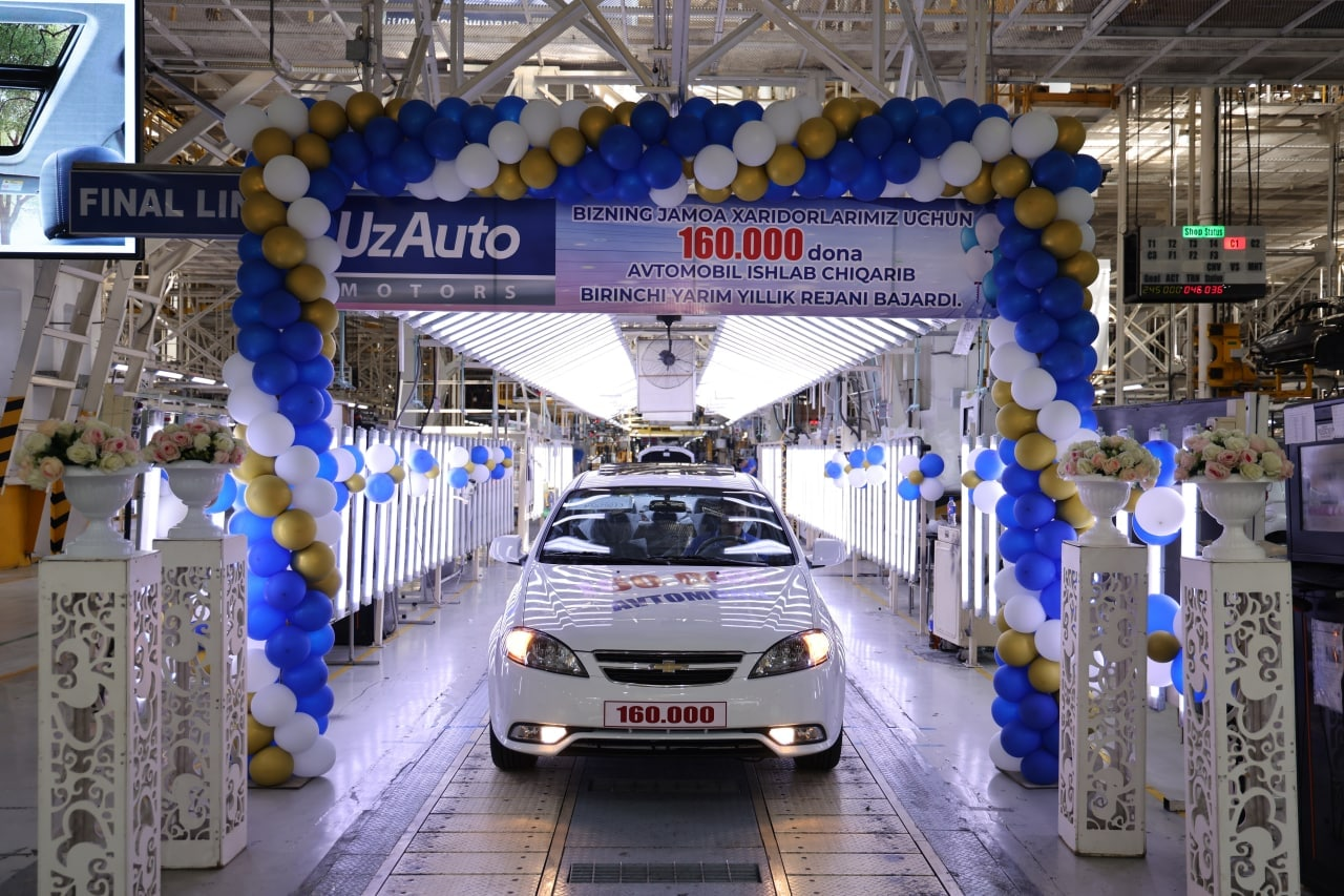 КОМПАНИЯ "UZAUTO MOTORS" ВЫПОЛНИЛА ПОРУЧЕНИЕ ПРЕЗИДЕНТА И УСТАНОВИЛА НОВЫЙ ПРОИЗВОДСТВЕННЫЙ РЕКОРД.